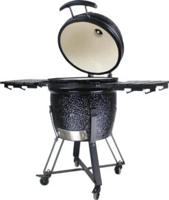 Boets Grill Kamado Grill 21 Inch - 21" - BG21 - Keramisch - Kookoppervlak Ø 44 - Glanzend Zwart -Barbecue Benodigdheden 1016x1200