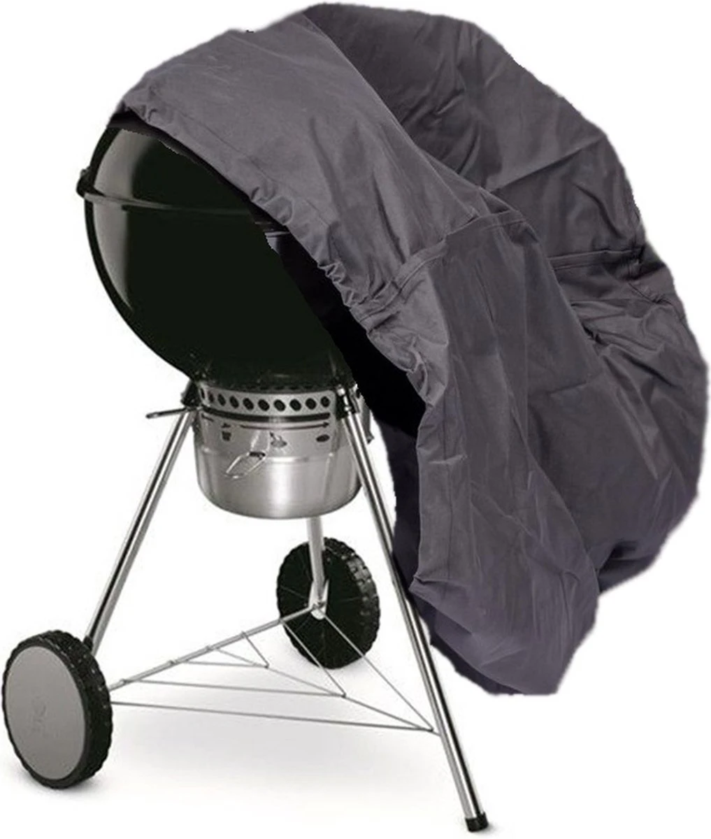 Merkloos Barbecue Hoes Rond - ø 57cm BBQ - Waterdicht - O.a. Weber / Cadac 4 Merkloos Barbecue Hoes Rond - ø 57cm BBQ - Waterdicht - O.a. Weber / Cadac - Afbeelding 2