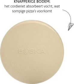 Boska Pizzasteen Deluxe - Voor Oven & BBQ - Knapperige Pizza's - Ø 29.5 Cm - BBQ Accessoires -Barbecue Benodigdheden 1048x1200 1