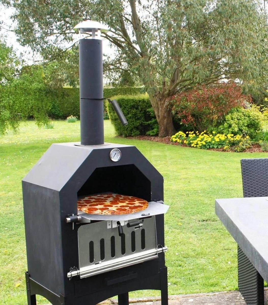 Merkloos MaxxGarden Pizza Oven - Smoker Barbecue Houtskool 45 X 65 X 158cm 22 Merkloos MaxxGarden Pizza Oven - Smoker Barbecue Houtskool 45 X 65 X 158cm - Afbeelding 20