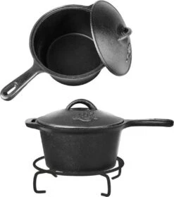 EL Fuego Dutch Oven Set Gietijzer 7-delig -Barbecue Benodigdheden 1063x1200 3