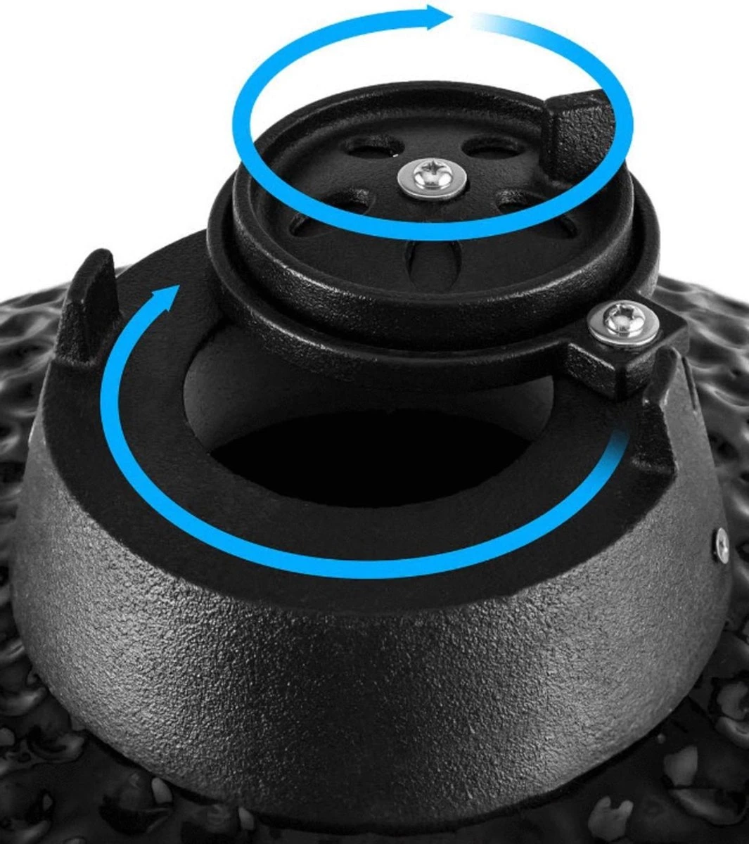 Patton Kamado 15" - Keramisch - Tafel Model - Premium Black - Medium - Zwart 11 Patton Kamado 15" - Keramisch - Tafel Model - Premium Black - Medium - Zwart - Afbeelding 9