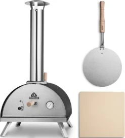 Burnhard Pizzaoven Voor Buiten - Nero 29 Burnhard Pizzaoven Voor Buiten - Nero -Barbecue Benodigdheden 1091x1200