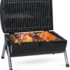 MaxxGarden BBQ - Houtskool Barbecue - Smoker Barbecue - Grilloppervlak (LxB) 38 X 52 Cm - Met Dubbel Grill Vlak - Zwart -Barbecue Benodigdheden 1094x1200 1