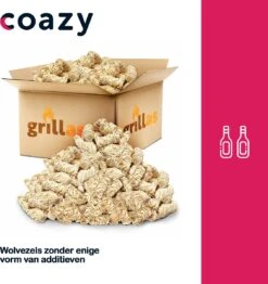Aanmaakkrullen Voor BBQ Of Kachel | 5kg ECO FSC Gecertificeerd Aanmaakhout Barbecue - Biologisch En Duurzaam Aanmaakwokkels - Houtwol Wokkels - Barbeque Aansteker - Aanmaakblokjes - Accessoires - Ongeveer 400krullen -Barbecue Benodigdheden 1132x1200 1