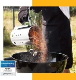 Kolen Starter GROOT - Brikettenstarter Met Veiligheidshandgreep - Snelstarter Voor Barbecue - BBQ Houtskool Starter -Barbecue Benodigdheden 1132x1200 5