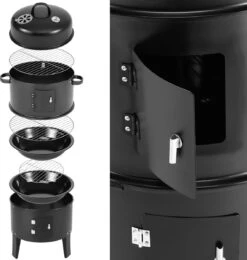 Merkloos Monzana Barbecue-ROKER-Grill-Oven -Barbecue Benodigdheden 1142x1200 1