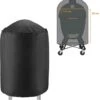 Luxe Waterdichte Ronde BBQ Hoes - 84 Cm X 77 Cm - Barbecue Beschermhoes - BBQ Accessoires - Geschikt Voor O.a. Kamado, Big Green Egg, Grill Guru, The Bastard, Patton, Weber -Barbecue Benodigdheden 1152x1200 1