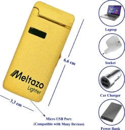 MELTAZO Elektrische Aansteker, Aansteker Gas, Electric Lighter, Gasaansteker Navulbaar, Elektronische Aansteker, Aansteker Plasma, Aansteker Vuurwerk, USB Aansteker Plasma, 2-in-1 Aansteker Voor Sigaretten Camping Kaarsen - 2023 Editie -Barbecue Benodigdheden 1158x1200 1