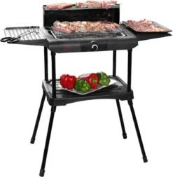 Excellent Electrics Elektrische Barbecue - Grilloppervlak (LxB) 36x24 Cm - 2000W - Zwart -Barbecue Benodigdheden 1171x1200