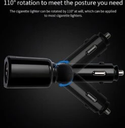 Auto Sigarettenaansteker Splitter - USB Ingang Auto - 2 Sigaretten Aansluitingen - Autolader -Barbecue Benodigdheden 1174x1200