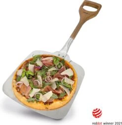 Boska Pizzaschep Barbecue - Kort Handvat - Stabiel - Aluminium - Eikenhout - BBQ Accessoires -Barbecue Benodigdheden 1177x1200 1