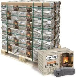 Merkloos Rekord Bruinkool Briketten 1x 18 Stuks - Briketten - Haardhout- Kachel- Lignite - 10 Kg. -Barbecue Benodigdheden 1180x1200 3