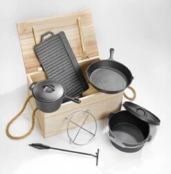 EL Fuego Dutch Oven Set Gietijzer 7-delig -Barbecue Benodigdheden 1183x1200 4