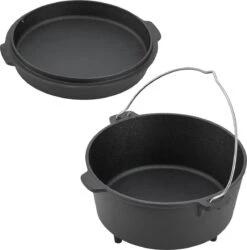 Dutch Oven Enkhuizen Met Deksel Gietijzer Zwart 4,2 L 14 Dutch Oven Enkhuizen Met Deksel Gietijzer Zwart 4,2 L -Barbecue Benodigdheden 1187x1200 3