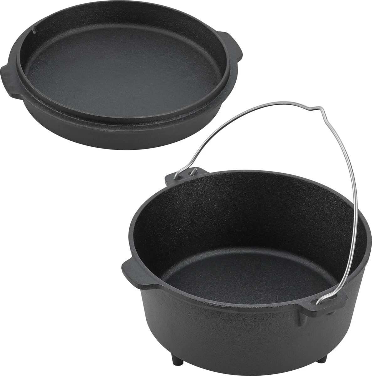 Dutch Oven Enkhuizen Met Deksel Gietijzer Zwart 4,2 L 8 Dutch Oven Enkhuizen Met Deksel Gietijzer Zwart 4,2 L - Afbeelding 6