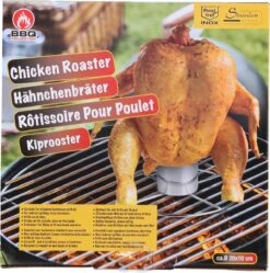BBQ Collection Kiprooster Voor De Barbecue - Kiphouder - BBQ Kipstandaard - Bierblik Kip -RVS -Barbecue Benodigdheden 1192x1200 2