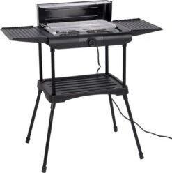 Excellent Electrics Elektrische Barbecue - Grilloppervlak (LxB) 36x24 Cm - 2000W - Zwart -Barbecue Benodigdheden 1196x1200 1