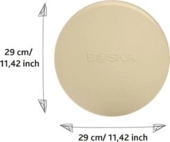 Boska Pizzasteen Deluxe - Voor Oven & BBQ - Knapperige Pizza's - Ø 29.5 Cm - BBQ Accessoires -Barbecue Benodigdheden 1200x1003