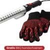 Bbq Aansteker Electrisch - Looftlighter - Bbq Starter - Bbq Accesoires - One Minute Lighter - Incl. Bbq Handschoenen - ®Stane