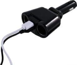 Auto Sigarettenaansteker Splitter - USB Ingang Auto - 2 Sigaretten Aansluitingen - Autolader -Barbecue Benodigdheden 1200x1011