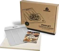 Burnhard Pizzasteen 38 X 30 X 1,5 Cm + Pizzaschep -Barbecue Benodigdheden 1200x1032 2