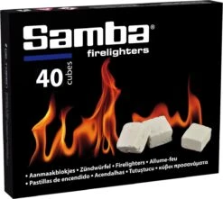 Samba Aanmaakblokjes Wit - 40 Stuks -Barbecue Benodigdheden 1200x1073 1
