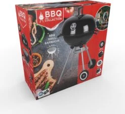 BBQ Collection Houtskoolbarbecue - Kogelbarbecue 45 X 60 Centimeter - Ronde Barbecue - Barbecue Op Wielen - Zwart - Metaal -Barbecue Benodigdheden 1200x1091
