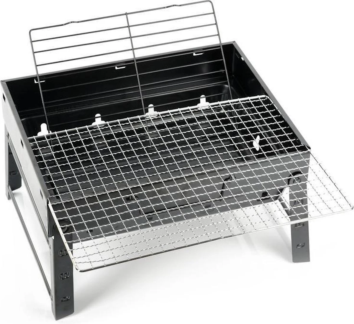 Merkloos Decopatent® Portable Houtskool BBQ - Barbecue - Inklapbaar - Barbecue Houtskool - Tafel Grill - Camping - Strand - Festival - Park 7 Merkloos Decopatent® Portable Houtskool BBQ - Barbecue - Inklapbaar - Barbecue Houtskool - Tafel Grill - Camping - Strand - Festival - Park - Afbeelding 5
