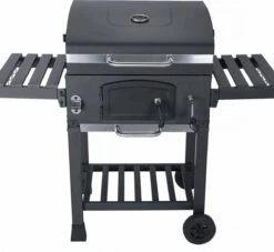 Alice's Garden Houtskool BBQ Bernard - Smoker - Verstelbare Houtskoolbak - Zwart -Barbecue Benodigdheden 1200x1102 1