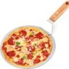 Luxe Pizzaschep Voor Verse Pizza - Extra Groot - RVS 30CM - Grote Pizza Schep Voor Oven Of BBQ Barbecue - Hout Handvat - Pizzaspatel Voor Zelfgemaakte Ovenpizza -Barbecue Benodigdheden 1200x1127