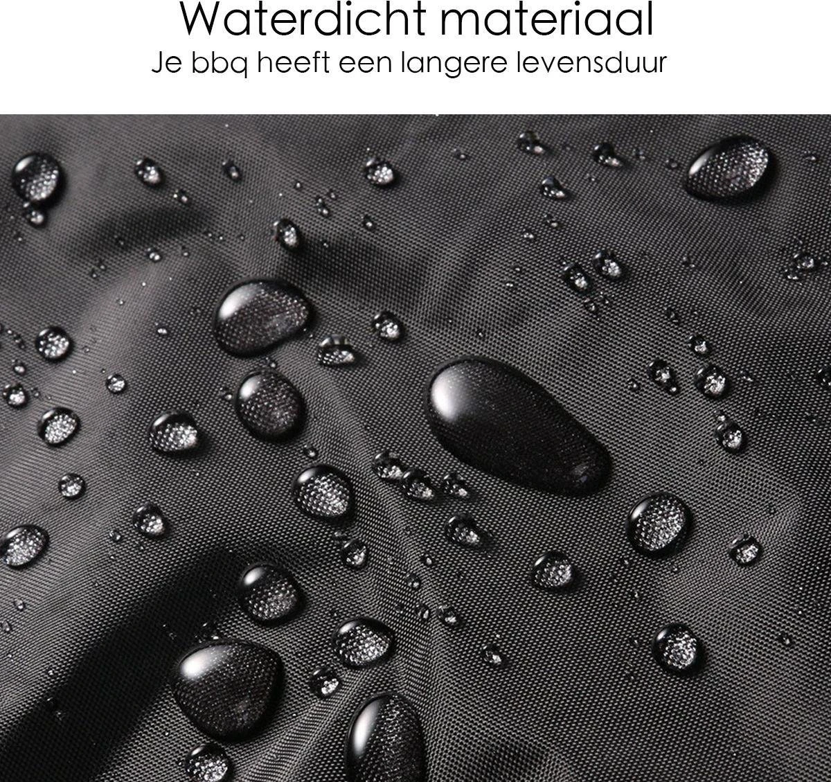 BBQ Beschermhoes - Voor Kamado - Universeel - Tot 23 Inch - Zwart 5 BBQ Beschermhoes - Voor Kamado - Universeel - Tot 23 Inch - Zwart - Afbeelding 3