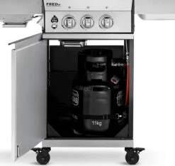 Burnhard Gas BBQ FRED JR. Deluxe - 2 Branders - Incl. Keramische Infraroodbrander & Afdekhoes - Deluxe 39 Burnhard Gas BBQ FRED JR. Deluxe - 2 Branders - Incl. Keramische Infraroodbrander & Afdekhoes - Deluxe -Barbecue Benodigdheden 1200x1135