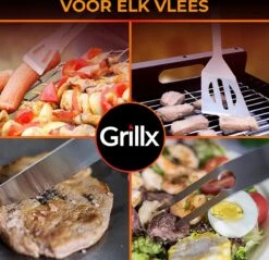GrillX Barbecue Gereedschap Set - 19-delig - Inclusief Luxe Draagtas - BBQ Accesoires - Gereedschapset -Barbecue Benodigdheden 1200x1161 1