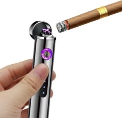 Allkinds Oplaadbare Elektrische Aansteker - USB Plasma Aansteker - Duurzaam - Windbestendig - Zwart -Barbecue Benodigdheden 1200x1161 2
