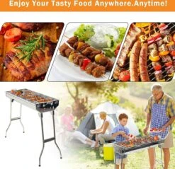 Uten - Houtskoolbarbecue - Opvouwbare Barbecue - Houtskoolbarbecues - Draagbare Camping Barbecue - 430 Roestvrij Staal Grill BBQ - 5-10 Persoon Tuin Buitenfeest - Zilver 14 Uten - Houtskoolbarbecue - Opvouwbare Barbecue - Houtskoolbarbecues - Draagbare Camping Barbecue - 430 Roestvrij Staal Grill BBQ - 5-10 Persoon Tuin Buitenfeest - Zilver -Barbecue Benodigdheden 1200x1162 1