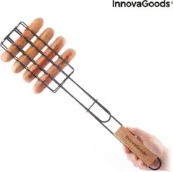 Innovagoods BARBECUEGRIL VOOR WORSTJES SOSKET - Bbq Accesoires - Bbq Accesoires Rooster -Barbecue Benodigdheden 1200x1188