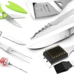 Saveur Royal® 35-delige Barbecue Gereedschapset In Roestvrij Staal - BBQ Grill Set Met Draagtas - Barbecuegerei-sets - Barbecue Accessoires Gereedschap - 35-delig 23 Saveur Royal® 35-delige Barbecue Gereedschapset In Roestvrij Staal - BBQ Grill Set Met Draagtas - Barbecuegerei-sets - Barbecue Accessoires Gereedschap - 35-delig -Barbecue Benodigdheden 1200x1195 2