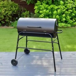 BBQ XL Houtskoolbarbecue - Cilindervorm - Grilloppervlak (LxB) 71 X 35 Cm - Zwart -Barbecue Benodigdheden 1200x1196