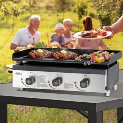 Bighorn Plancha Grill - Gasbarbecue – Tabletop – Draagbaar – 3 Branders 14 Bighorn Plancha Grill - Gasbarbecue – Tabletop – Draagbaar – 3 Branders -Barbecue Benodigdheden 1200x1200 105