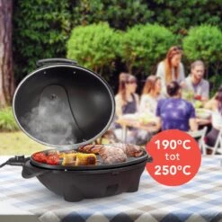 KitchenBrothers Elektrische BBQ - Met Grillplaat - Anti-aanbaklaag - Incl. Plank/Houders - Grilloppervlak 46,5x33,8cm - Tot 300°C - 2400W - Zwart 21 KitchenBrothers Elektrische BBQ - Met Grillplaat - Anti-aanbaklaag - Incl. Plank/Houders - Grilloppervlak 46,5x33,8cm - Tot 300°C - 2400W - Zwart -Barbecue Benodigdheden 1200x1200 134