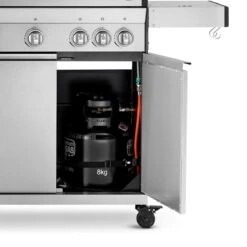 Burnhard Gas BBQ Big FRED Deluxe - 4 Branders - Incl. Keramische Infraroodbrander & Afdekhoes - Deluxe -Barbecue Benodigdheden 1200x1200 152