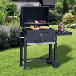 Tepro Toronto Click Barbecue Bbq Houtskool - Grilloppervlak (LxB) 56 X 42 Cm - Met Thermometer In De Deksel - RVS - Houtskoolbarbecue 8 Tepro Toronto Click Barbecue Bbq Houtskool - Grilloppervlak (LxB) 56 X 42 Cm - Met Thermometer In De Deksel - RVS - Houtskoolbarbecue -Barbecue Benodigdheden 1200x1200 197