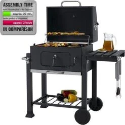 Tepro Toronto Click Barbecue Bbq Houtskool - Grilloppervlak (LxB) 56 X 42 Cm - Met Thermometer In De Deksel - RVS - Houtskoolbarbecue 9 Tepro Toronto Click Barbecue Bbq Houtskool - Grilloppervlak (LxB) 56 X 42 Cm - Met Thermometer In De Deksel - RVS - Houtskoolbarbecue -Barbecue Benodigdheden 1200x1200 198