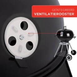 BBQ Collection Houtskoolbarbecue - Kogelbarbecue 45 X 60 Centimeter - Ronde Barbecue - Barbecue Op Wielen - Zwart - Metaal -Barbecue Benodigdheden 1200x1200 215