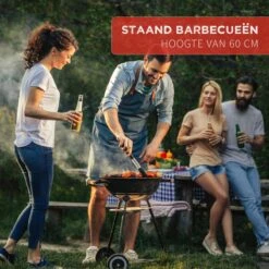 BBQ Collection Houtskoolbarbecue - Kogelbarbecue 45 X 60 Centimeter - Ronde Barbecue - Barbecue Op Wielen - Zwart - Metaal -Barbecue Benodigdheden 1200x1200 218