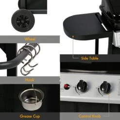 Bighorn Gasbarbecue En Grill – 2 Branders – Zwart -Barbecue Benodigdheden 1200x1200 22