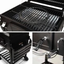 Alice's Garden Houtskool BBQ Bernard - Smoker - Verstelbare Houtskoolbak - Zwart -Barbecue Benodigdheden 1200x1200 229