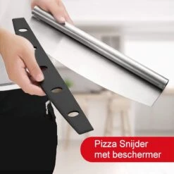 Pizzaschep – Inclusief Pizzasnijder – Opvouwbaar – Pizzaspatel – Pizza Schep – Taartschep – 30cm - Qwality -Barbecue Benodigdheden 1200x1200 313