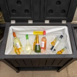 BluMill BBQ Tafel - Inclusief Koelvak 80 Liter - Op Wieltjes - Met Flessenopener - 102 X 46 X 86,5 Cm -Barbecue Benodigdheden 1200x1200 375